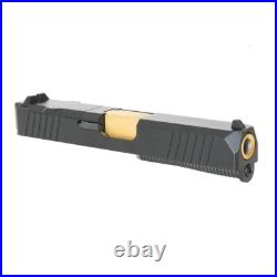 Complete RMR Cut Assembled Pistol Slide for Glock 19 G19 Gen 1-3 PVD Gold