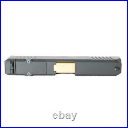 Complete RMR Cut Assembled Pistol Slide for Glock 19 G19 Gen 1-3 PVD Gold