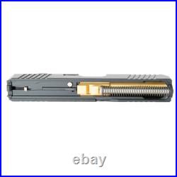 Complete RMR Cut Assembled Pistol Slide for Glock 19 G19 Gen 1-3 PVD Gold