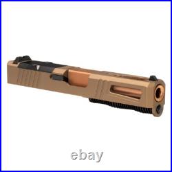Complete RMR Cut Assembled Pistol Slide for Glock 19 Gen 1-3 Burnt Bronze