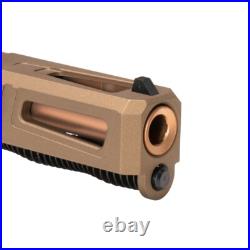 Complete RMR Cut Assembled Pistol Slide for Glock 19 Gen 1-3 Burnt Bronze