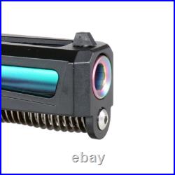 Complete RMR Cut Assembled Slide for Glock 19 Gen 1-3 PVD Rainbow Barrel