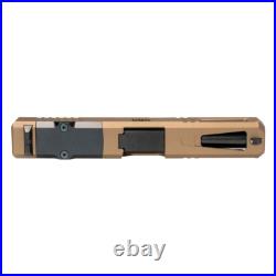Complete RMR Cut PVD Burnt Bronze Assembled Pistol Slide for Glock 19 Gen 1-3