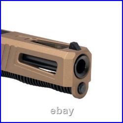 Complete RMR Cut PVD Burnt Bronze Assembled Pistol Slide for Glock 19 Gen 1-3