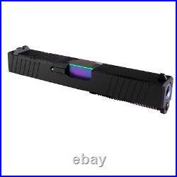 Complete RMR Slide for Glock 19 Gen 1-3 PVD Rainbow Barrel Assembled