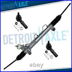 Complete Rack and Pinion + Outer Tie Rods for Buick LeSabre Pontiac Bonneville
