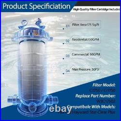 Complete Replacement Parts Kit for Hayward W3C17502 StarClear Plus Pool Filter