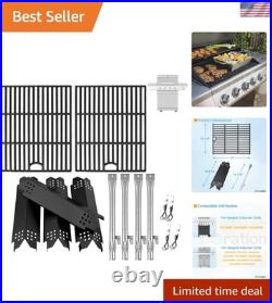 Complete Replacement Parts Kit for Nexgrill 4-Burner Models, Matte Cast Iron