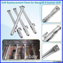 Complete Replacement Parts Kit for Nexgrill 4-Burner Models, Matte Cast Iron