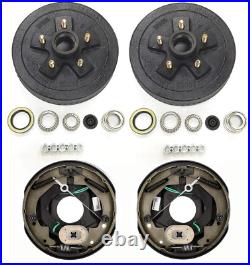 Complete Replacement Self Adjusting Brake kit 3500# Trailer Axle 5 x4.5 Electric