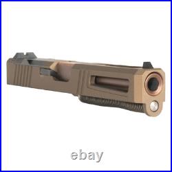 Complete Slide for G17 Gen 3 Burnt Bronze Slide PVD Copper Ported Barrel