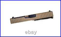 Complete Slide for Glick 19 Gen 3 FDE Slide/Black Barrel