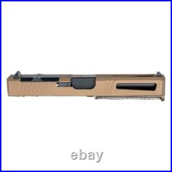 Complete Slide for Glock 17 Gen 3 Burnt Bronze Cerakote Ported Barrel Complete Slide for Glock 17 Gen 3 Burnt Bronze Cerakote Ported Barrel