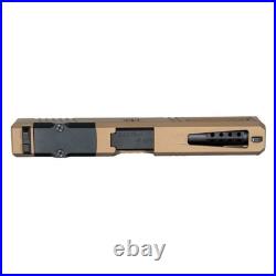 Complete Slide for Glock 17 Gen 3 Burnt Bronze Cerakote Ported Barrel