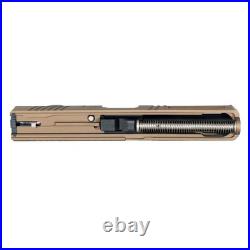 Complete Slide for Glock 17 Gen 3 Burnt Bronze Cerakote Ported Barrel