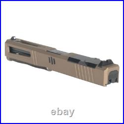 Complete Slide for Glock 17 Gen 3 Burnt Bronze Cerakote Ported Barrel