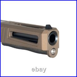 Complete Slide for Glock 17 Gen 3 Burnt Bronze Cerakote Ported Barrel