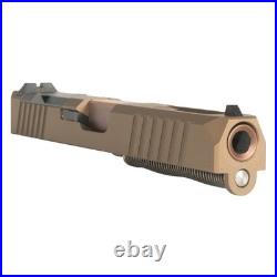 Complete Slide for Glock 17 Gen 3 Burnt Bronze Cerakote Slide Ported Barrel