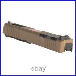 Complete Slide for Glock 17 Gen 3 Burnt Bronze Cerakote Slide Ported Barrel