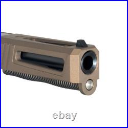 Complete Slide for Glock 17 Gen 3 Burnt Bronze RMR Optic Ready
