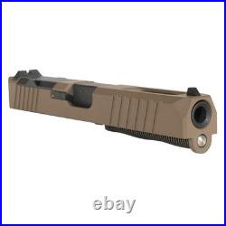 Complete Slide for Glock 17 Gen 3 FDE Window Cut Slide Ported Barrel