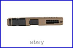 Complete Slide for Glock 17 Gen 3 FDE Window Cut Slide Ported Barrel