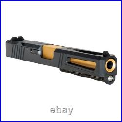 Complete Slide for Glock 17 Gen 3 RMR Optic Ready PVD Gold Barrel