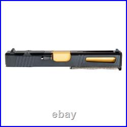 Complete Slide for Glock 17 Gen 3 RMR Optic Ready PVD Gold Barrel