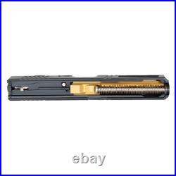 Complete Slide for Glock 17 Gen 3 RMR Optic Ready PVD Gold Barrel