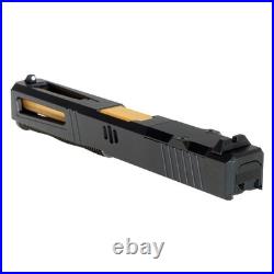 Complete Slide for Glock 17 Gen 3 RMR Optic Ready PVD Gold Barrel