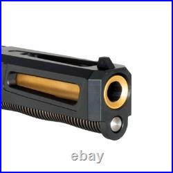 Complete Slide for Glock 17 Gen 3 RMR Optic Ready PVD Gold Barrel
