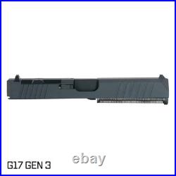 Complete Slide for Glock 17 Gen 3 Sniper Grey Cerakote Slide