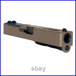Complete Slide for Glock 19 Gen 3 Ported Nitride Barrel FDE RMR Optic Cut