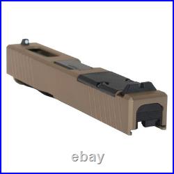Complete Slide for Glock 19 Gen 3 Ported Nitride Barrel FDE RMR Optic Cut