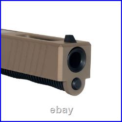 Complete Slide for Glock 19 Gen 3 Ported Nitride Barrel FDE RMR Optic Cut