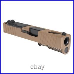Complete Slide for Glock 26 Gen 3 FDE RMSc Optic Ready