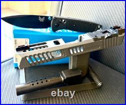 Complete Slide with Ported Barrel FOR Glock 19 Gen 3 RMR Cut G19 Upper +FREE KNIFE