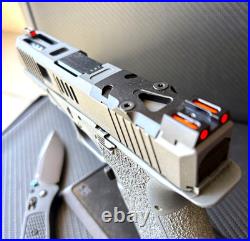 Complete Slide with Ported Barrel FOR Glock 19 Gen 3 RMR Cut G19 Upper +FREE KNIFE