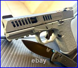 Complete Slide with Ported Barrel FOR Glock 19 Gen 3 RMR Cut G19 Upper +FREE KNIFE