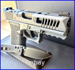 Complete Slide with Ported Barrel FOR Glock 19 Gen 3 RMR Cut G19 Upper +FREE KNIFE