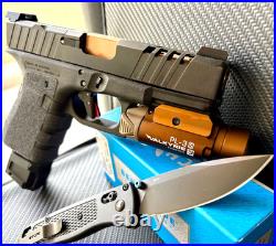 Complete Slide with Ported Barrel For Glock 19 Gen 3 G19 Upper RMR Cut +FREE KNIFE
