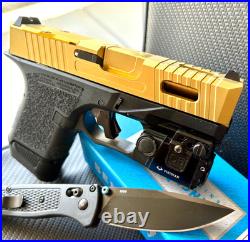Complete Slide with Zaffiri Ported Barrel FOR Glock 26 Gen 3 RMR Cut G26 Upper