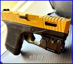 Complete Slide with Zaffiri Ported Barrel FOR Glock 26 Gen 3 RMR Cut G26 Upper