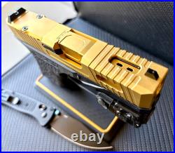 Complete Slide with Zaffiri Ported Barrel FOR Glock 26 Gen 3 RMR Cut G26 Upper