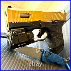 Complete Slide with Zaffiri Ported Barrel For Glock 26 Gen 3 RMR Cut G26 Upper