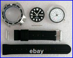 Complete Starter Kit Seiko Nh36 Mov-watch Case-dial-hands-strap-bezel Insert
