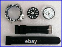 Complete Starter Kit Seiko Nh36 Mov-watch Case-dial-hands-strap-bezel Insert
