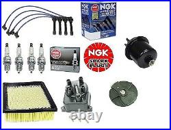 Complete Tune Up Kit Filters Cap Rotor Wires Plugs For Honda Civic 1996-2000 1.6