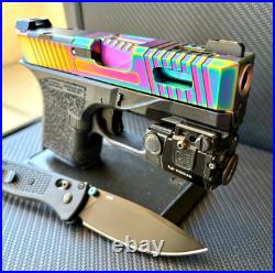 Custom Chameleon Slide FOR Glock 26 Gen 3 Complete G26 Upper RMR Cut +FREE KNIFE