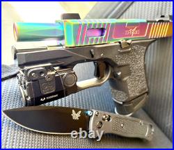 Custom Chameleon Slide FOR Glock 26 Gen 3 Complete G26 Upper RMR Cut +FREE KNIFE